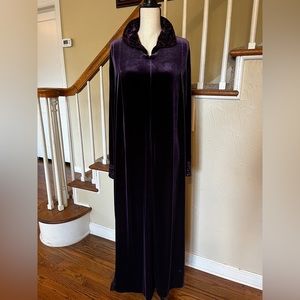 Fabulous vintage purple velvet gown by Adonna